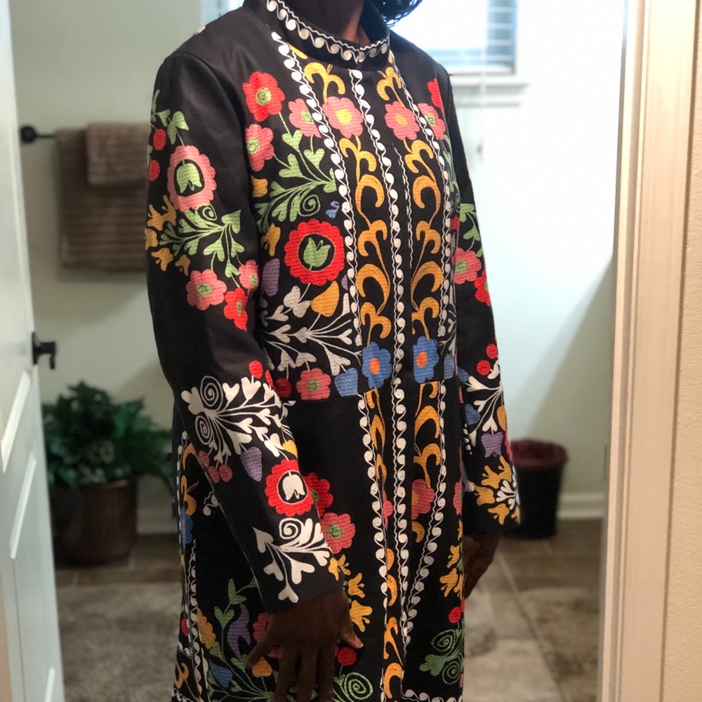 Long Sleeve Stand Collar Coat (Floryday)